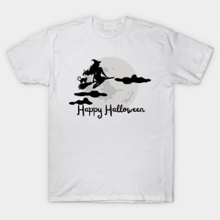 Happy Halloween with Witch T-Shirt